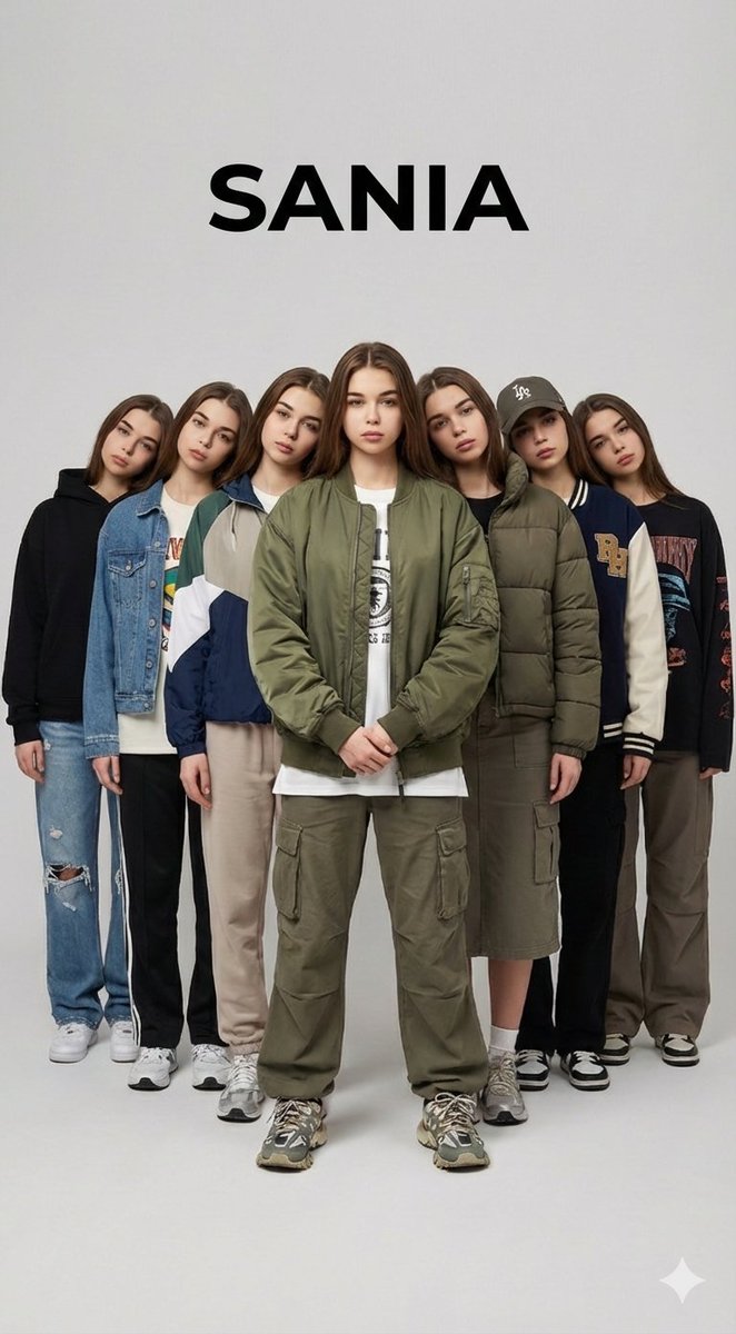 Surreal Multiplicity Fashion Editorial — Nano Banana Pro AI Generated Image