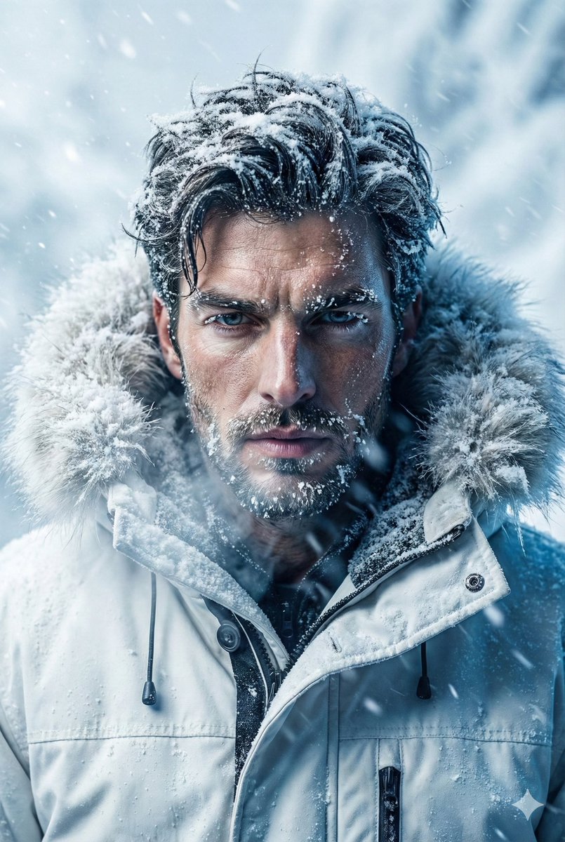 Arctic Explorer Close-Up Portrait — Nano Banana Pro AI Generated Image