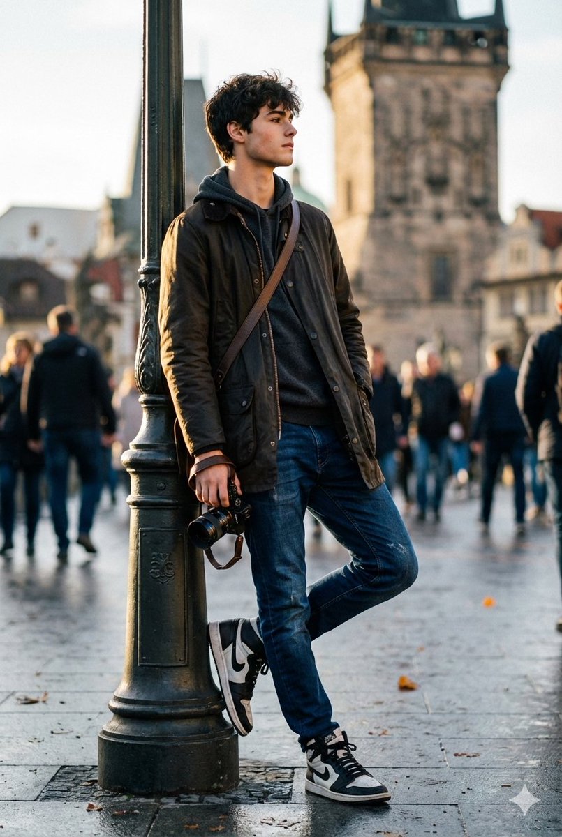 High-End Street Photography Transformation — Nano Banana Pro AI Generated Image