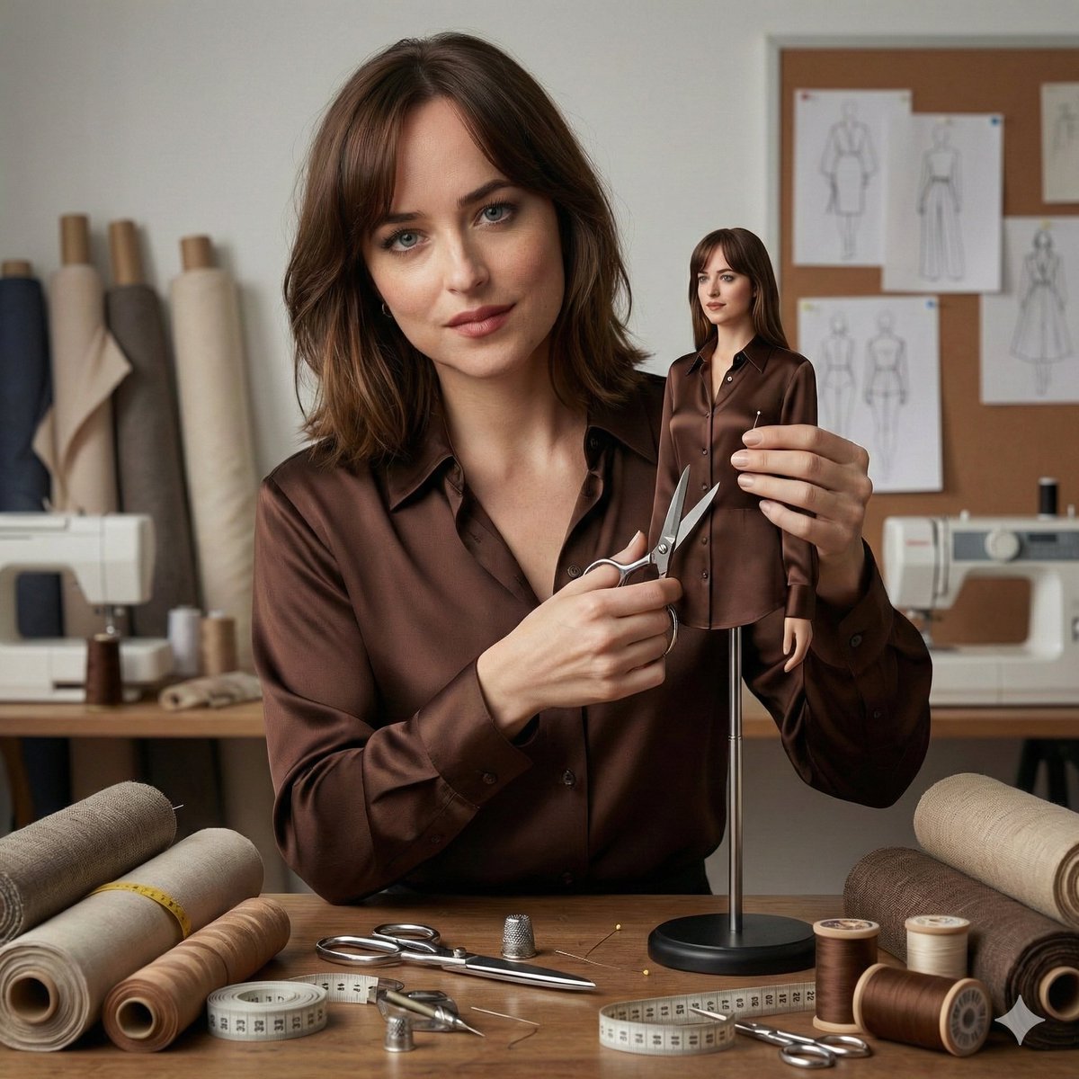 Cinematic Portrait of Tailor and Miniature Mannequin — Nano Banana Pro AI Generated Image