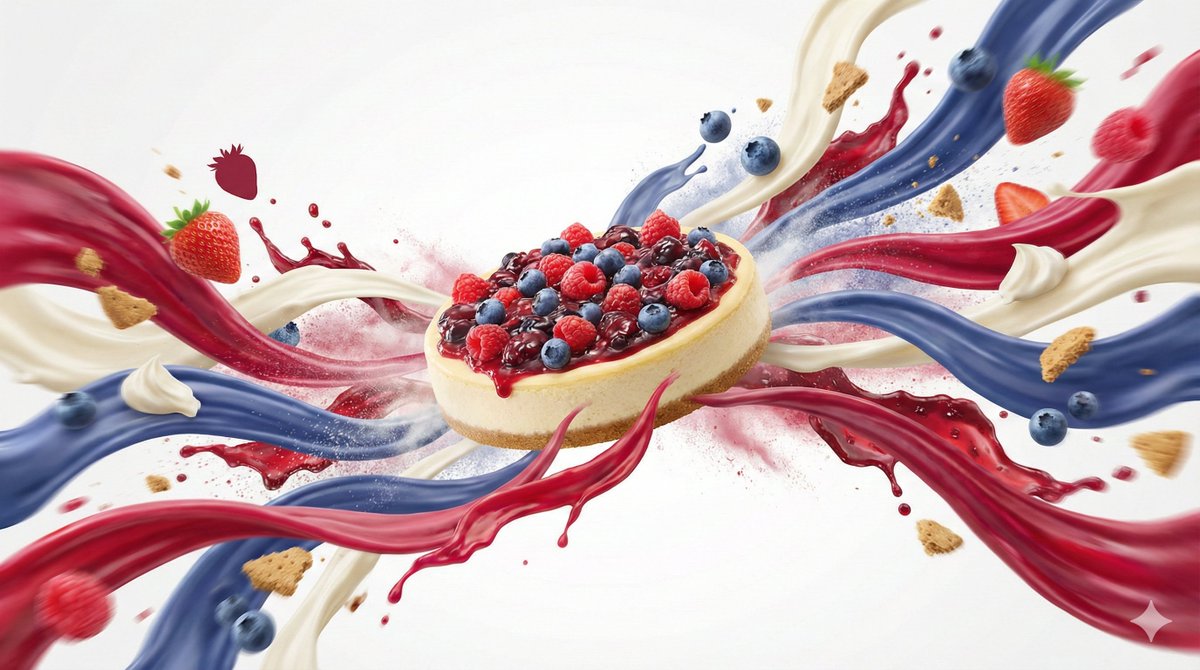 Dynamic Food Advertisement with Flavor Wave — Nano Banana Pro AI Generated Image