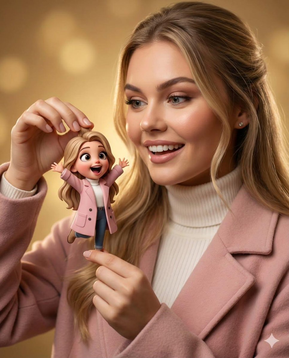 Whimsical 3D Character Interaction Portrait — Nano Banana Pro AI Generated Image