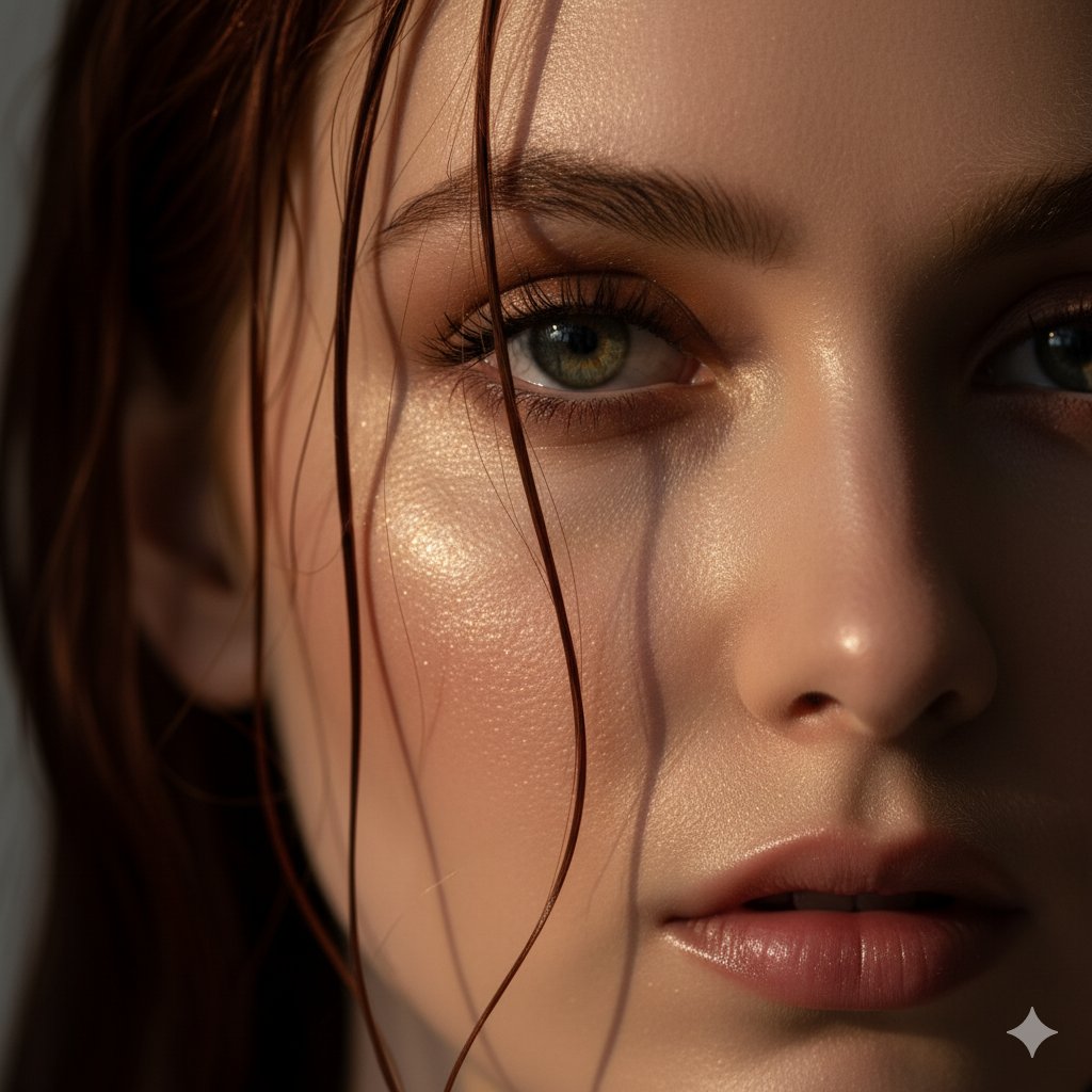 Extreme Close-Up Portrait Prompt (Focus on Texture) — Nano Banana Pro AI Generated Image