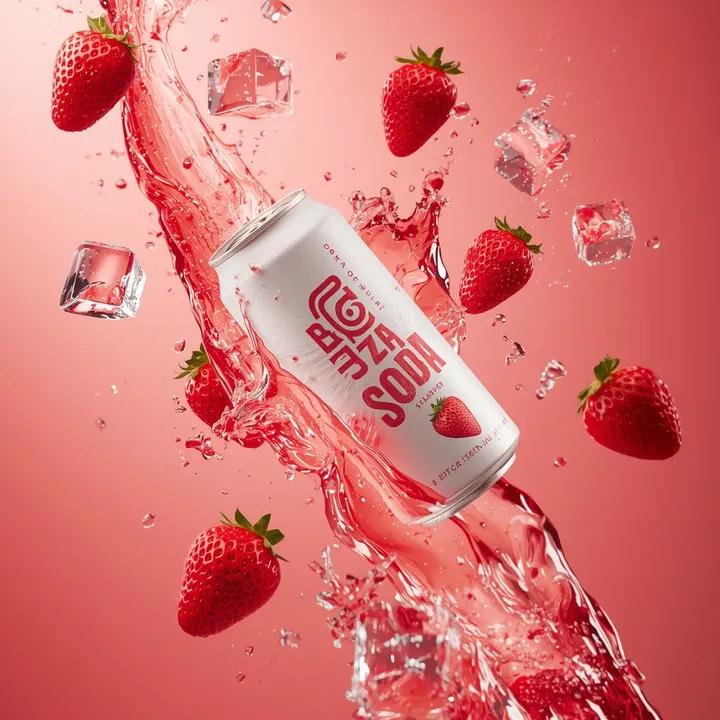 Hyper-photorealistic soda can product advertisement prompt — Nano Banana Pro AI Generated Image