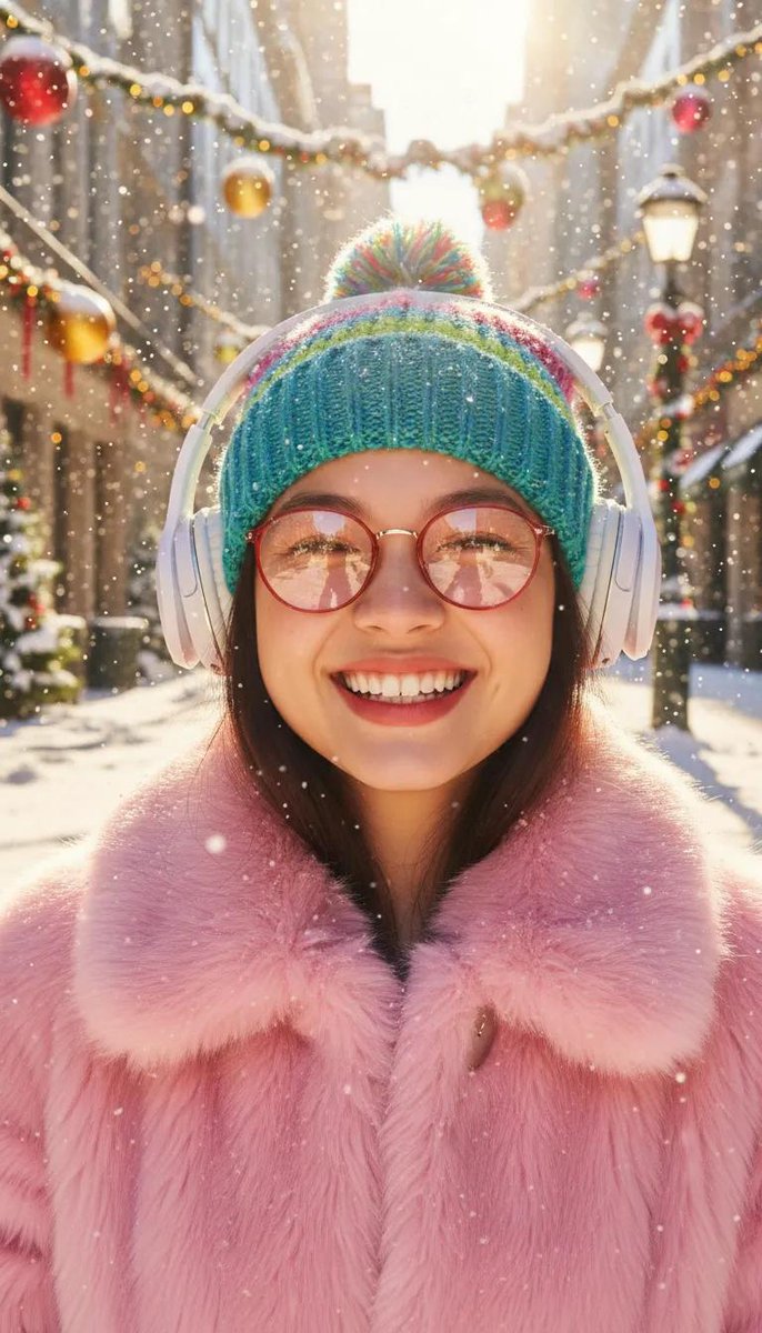 Cinematic Holiday Lifestyle Portrait Prompt — Nano Banana Pro AI Generated Image