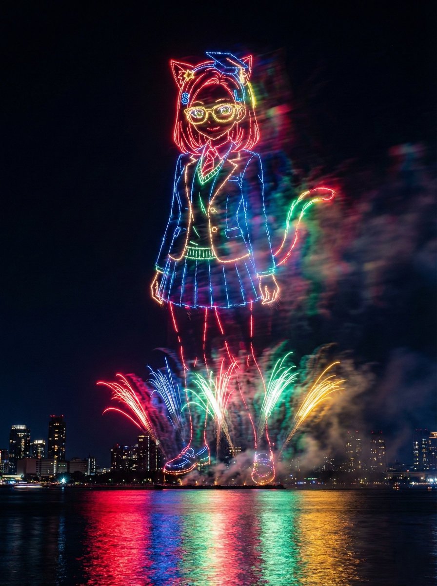 Fireworks Prompt for Animals and Plants — Nano Banana Pro AI Generated Image