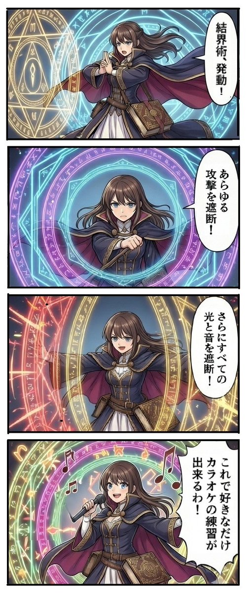 Magic Barrier Technique Drawing Test — Nano Banana Pro AI Generated Image