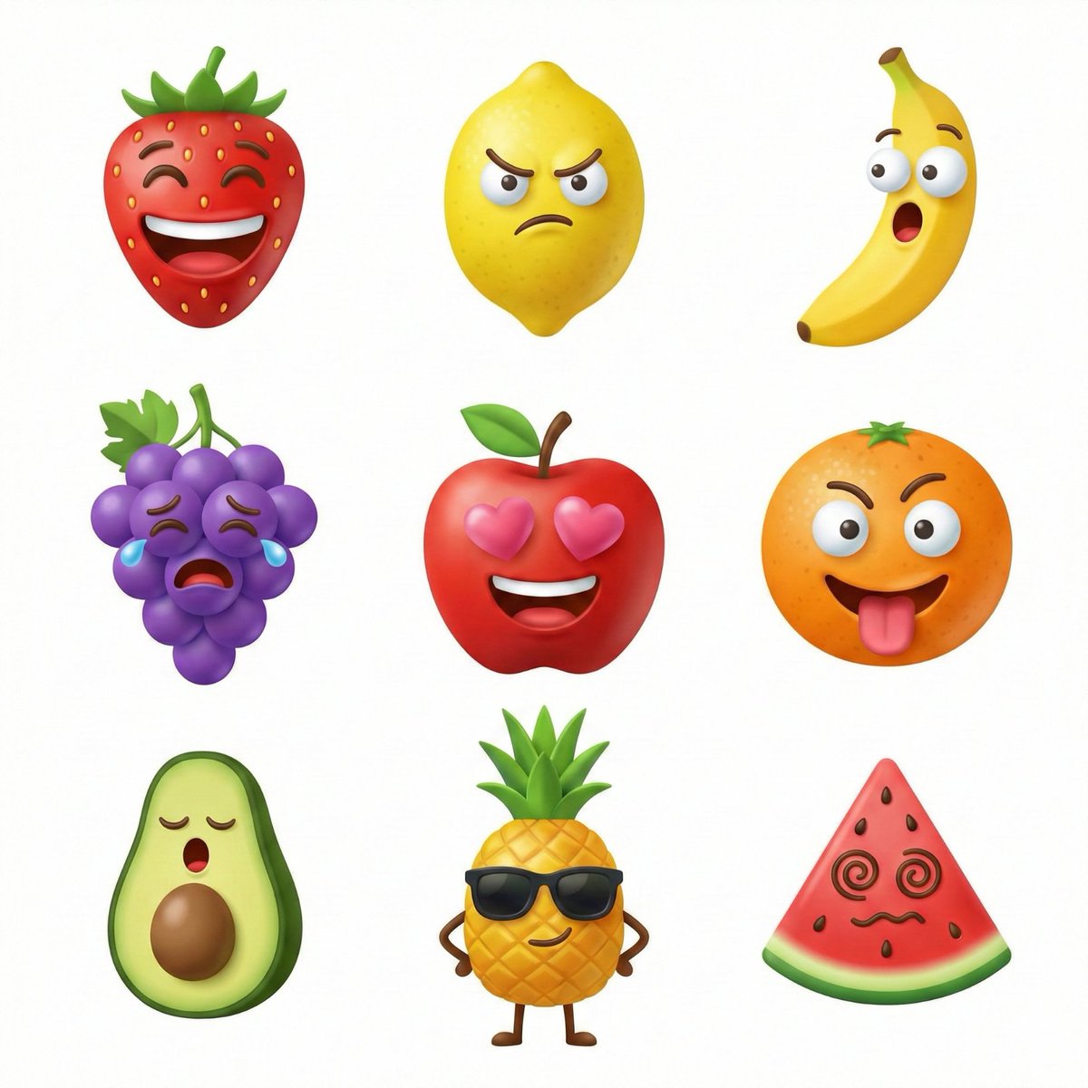 3D Icon Collection Grid Generator — Nano Banana Pro AI Generated Image