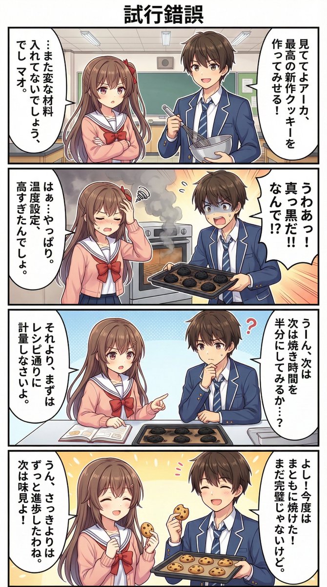 AI Manga Theme: Trial and Error — Nano Banana Pro AI Generated Image