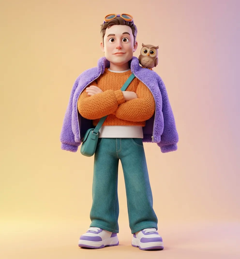 Ultra-Detailed 3D Stylized Character Design Prompt — Nano Banana Pro AI Generated Image