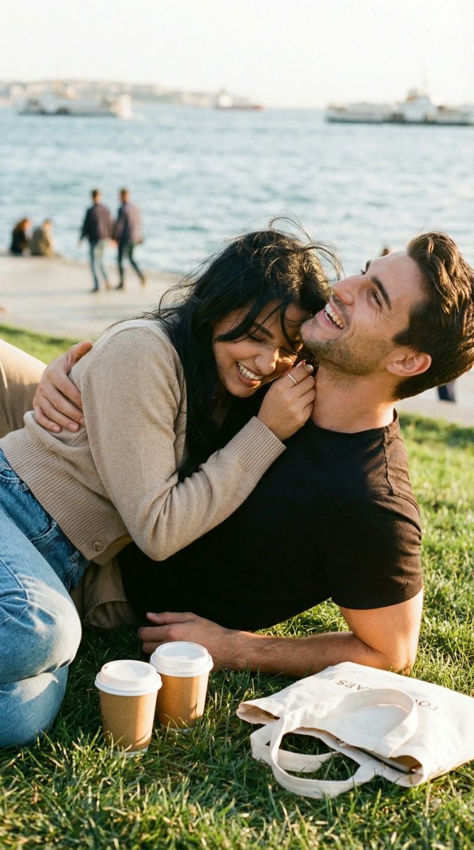 Ultra-Photorealistic Candid Romance Scene Prompt (JSON) — Nano Banana Pro AI Generated Image