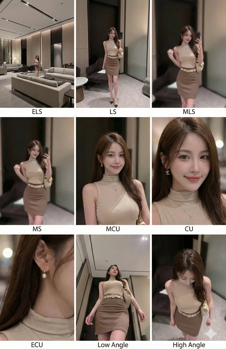 3×3 cinematic storyboard contact sheet from one input image — Nano Banana Pro AI Generated Image