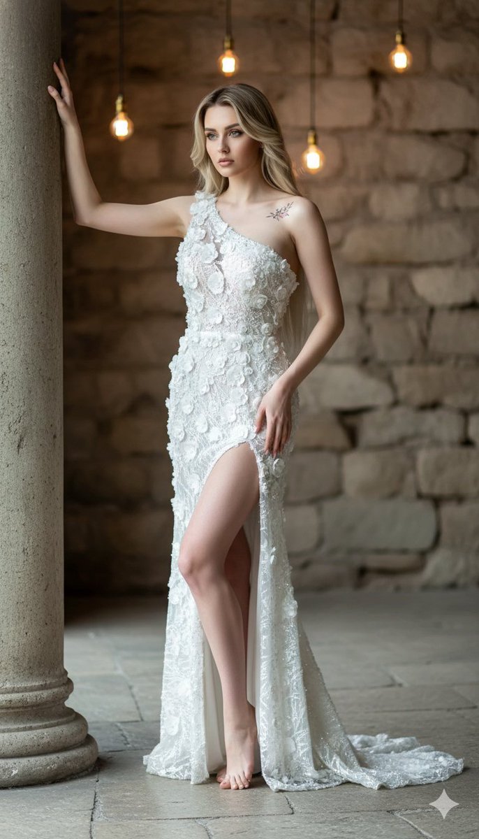 Hyper-realistic Portrait of a Woman in a White Gown — Nano Banana Pro AI Generated Image