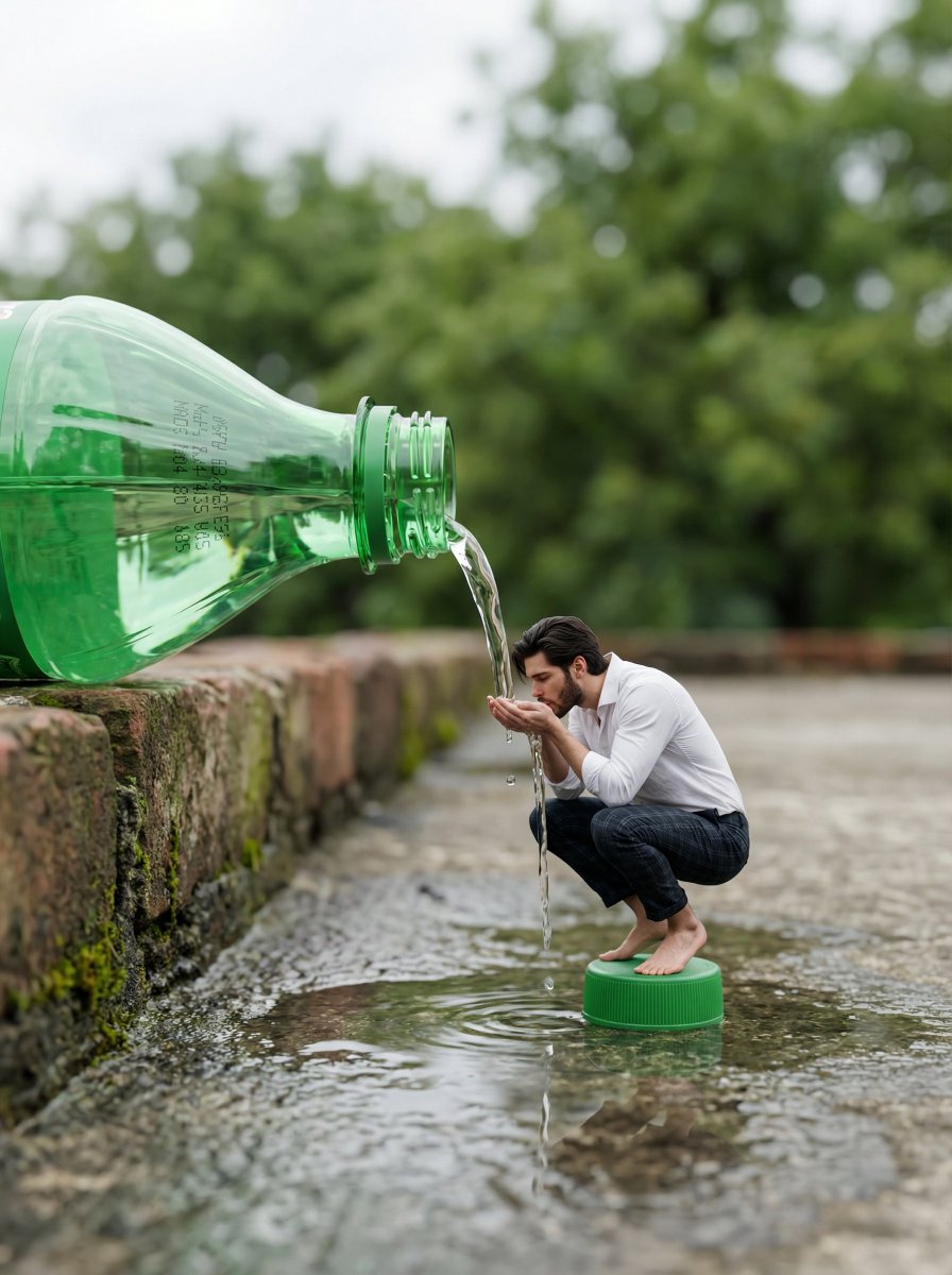 Surreal Whimsical Scale Contrast Scene Prompt — Nano Banana Pro AI Generated Image