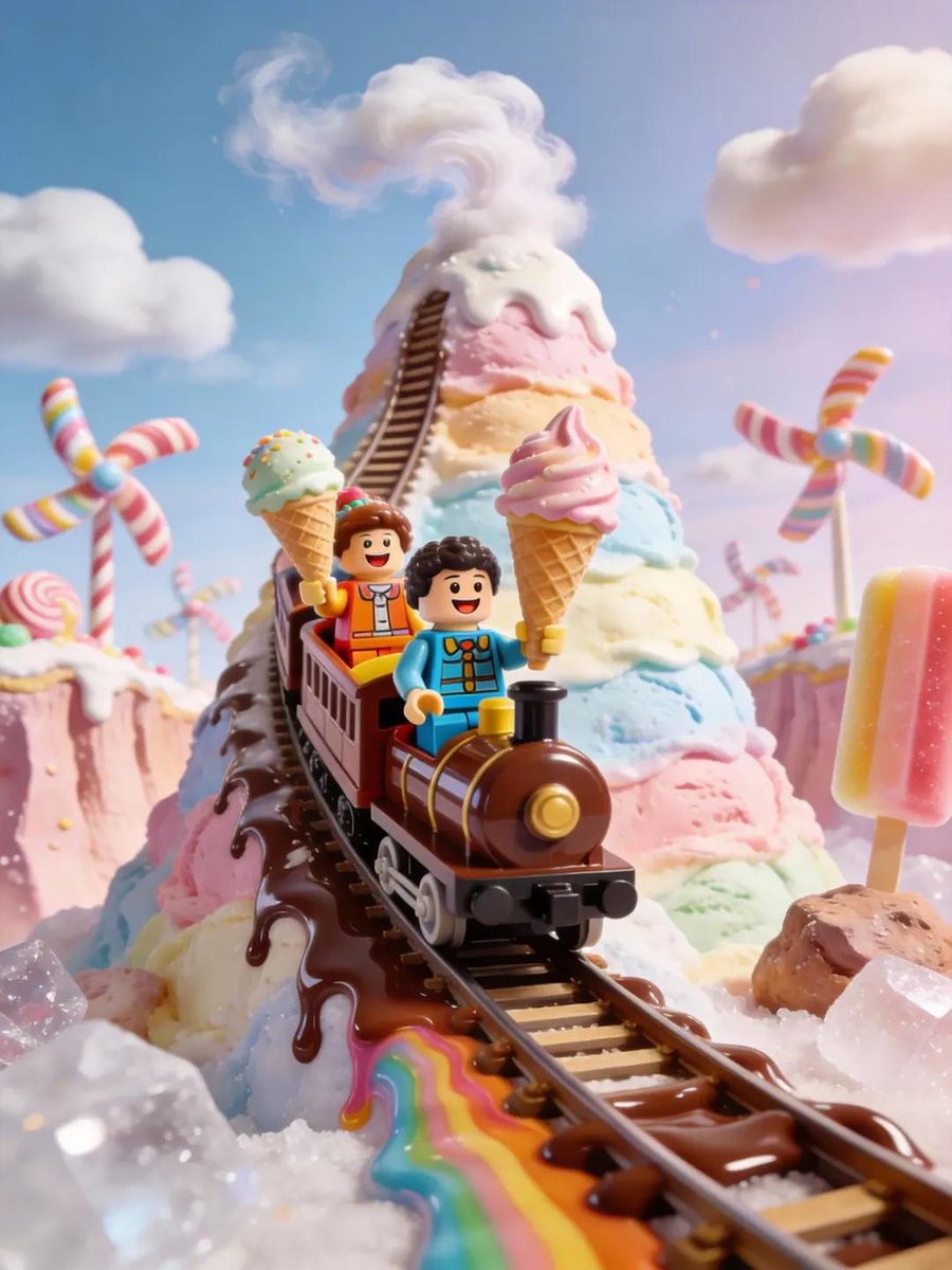 Whimsical Candy Land Diorama — Nano Banana Pro AI Generated Image