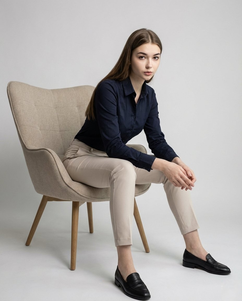 Cinematic Fashion Editorial Portrait with Identity Preservation — Nano Banana Pro AI Generated Image