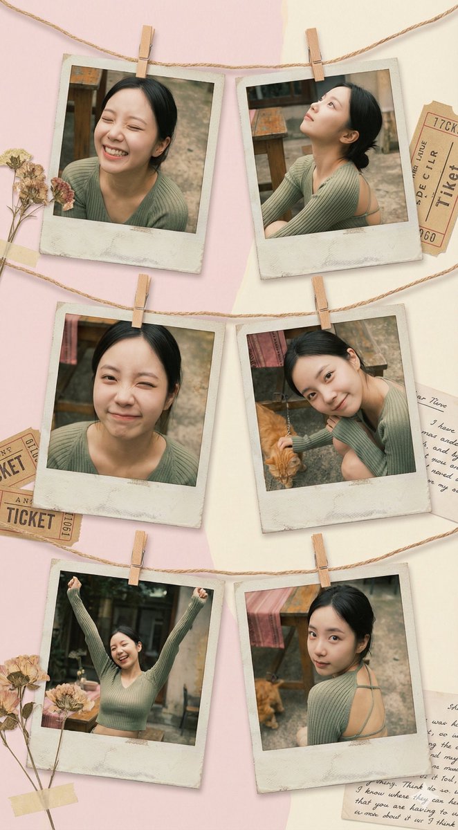 Vintage Polaroid collage portrait prompt — Nano Banana Pro AI Generated Image