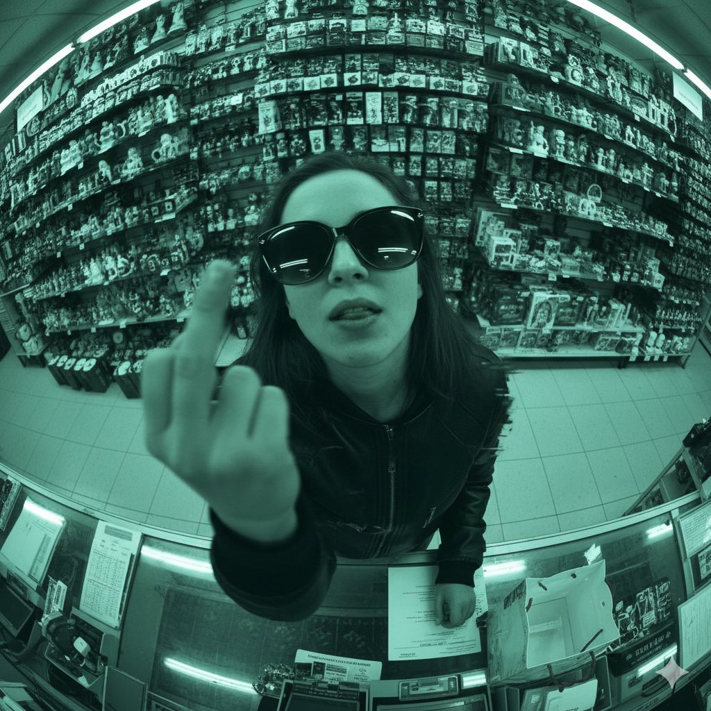 Low-Fidelity CCTV Surveillance Image — Nano Banana Pro AI Generated Image