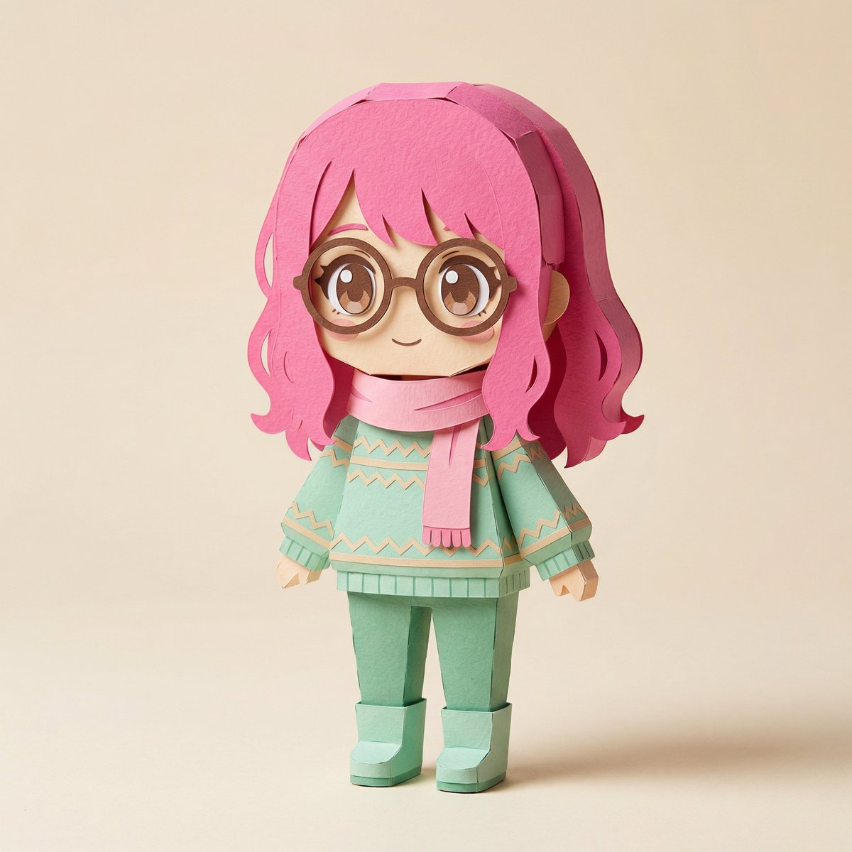 Image-to-SD Papercraft Conversion Prompt — Nano Banana Pro AI Generated Image