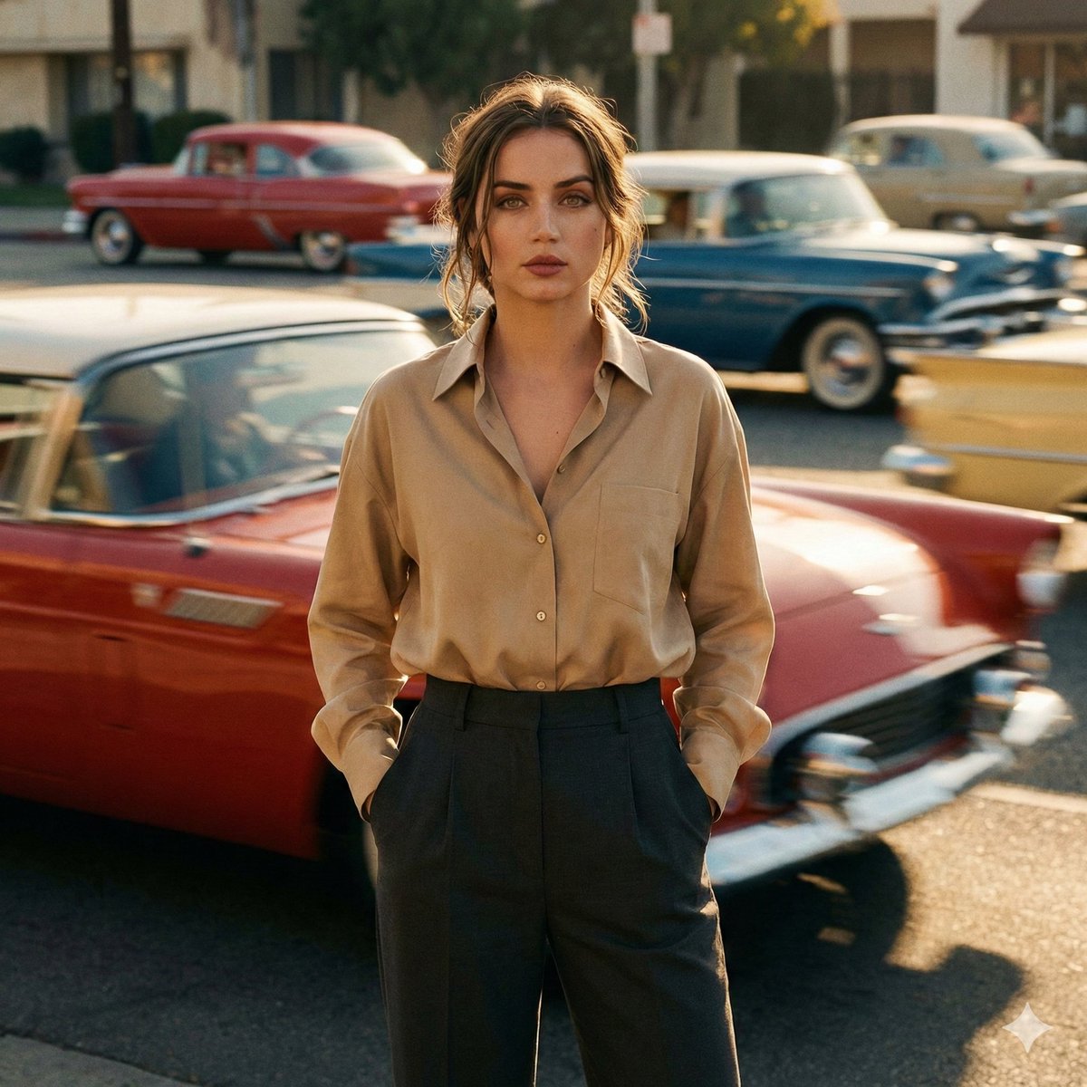 Cinematic Fashion Photo with Motion Blur Prompt — Nano Banana Pro AI Generated Image