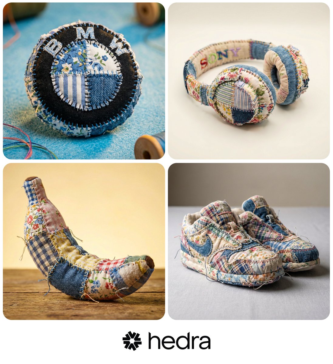 Hyper-realistic Patchwork Amigurumi Product Photo Prompt — Nano Banana Pro AI Generated Image