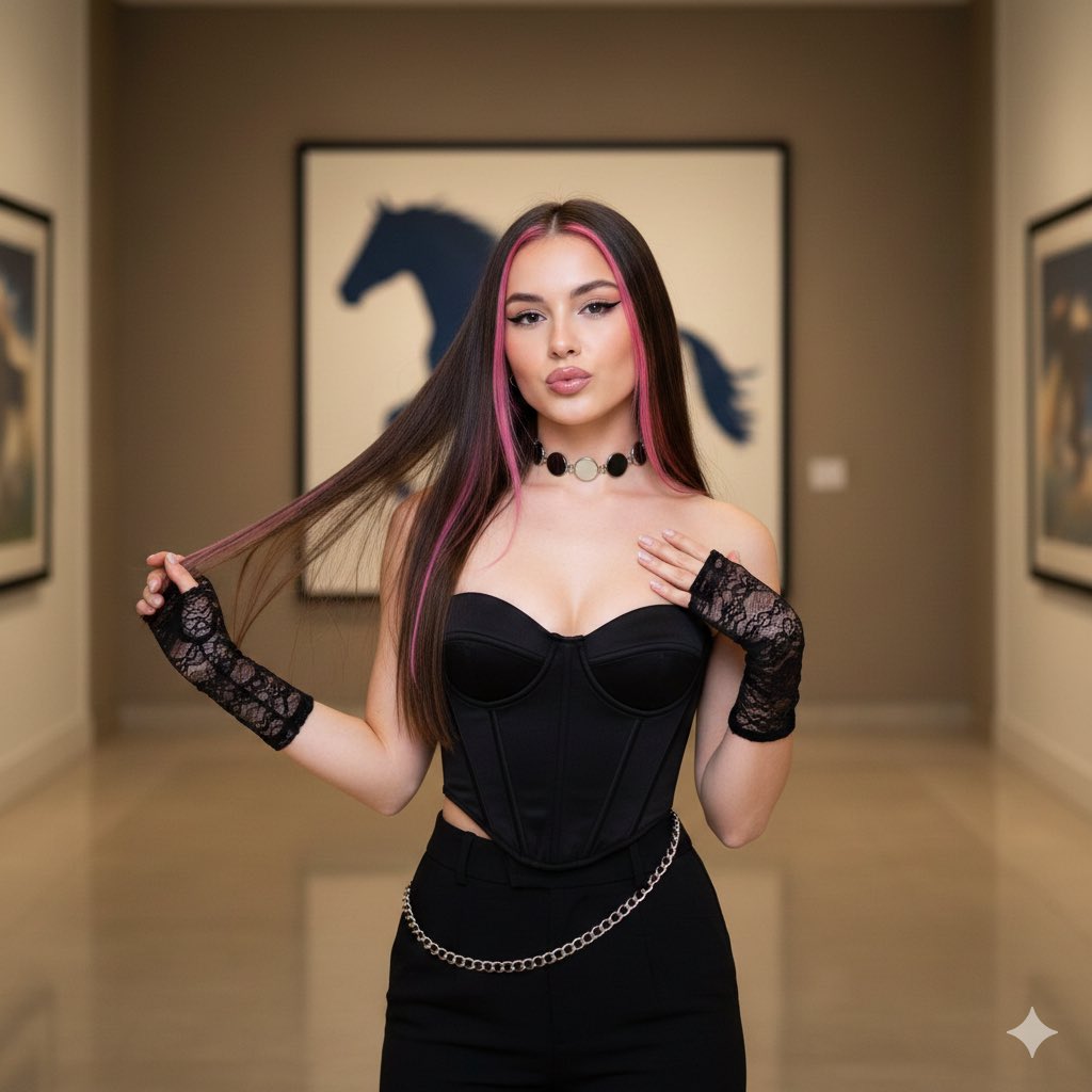 Y2K Influencer Aesthetic Portrait Prompt — Nano Banana Pro AI Generated Image