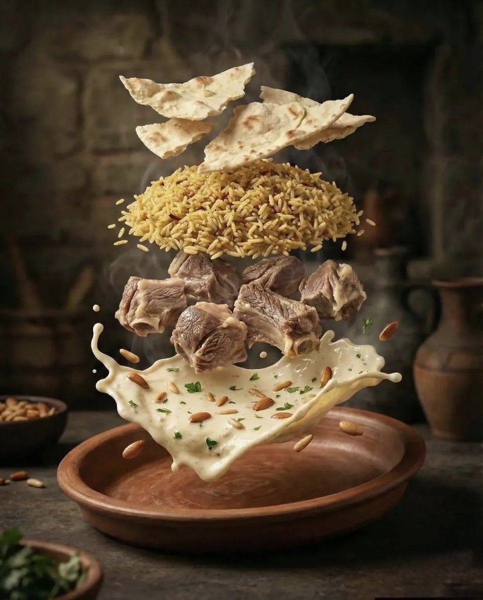 Hyper-realistic Deconstructed Middle Eastern Cuisine Prompt — Nano Banana Pro AI Generated Image