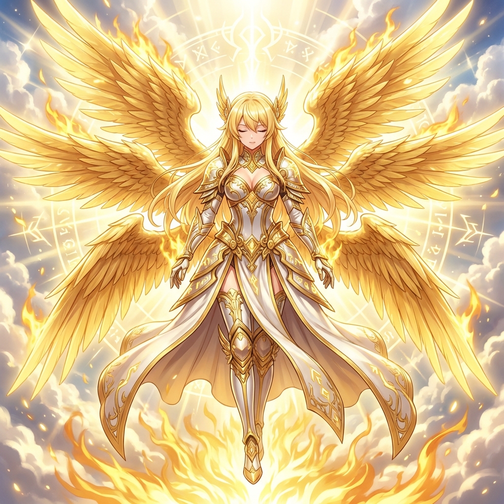 Transforming into a Seraphim (Cherub) — Nano Banana Pro AI Generated Image
