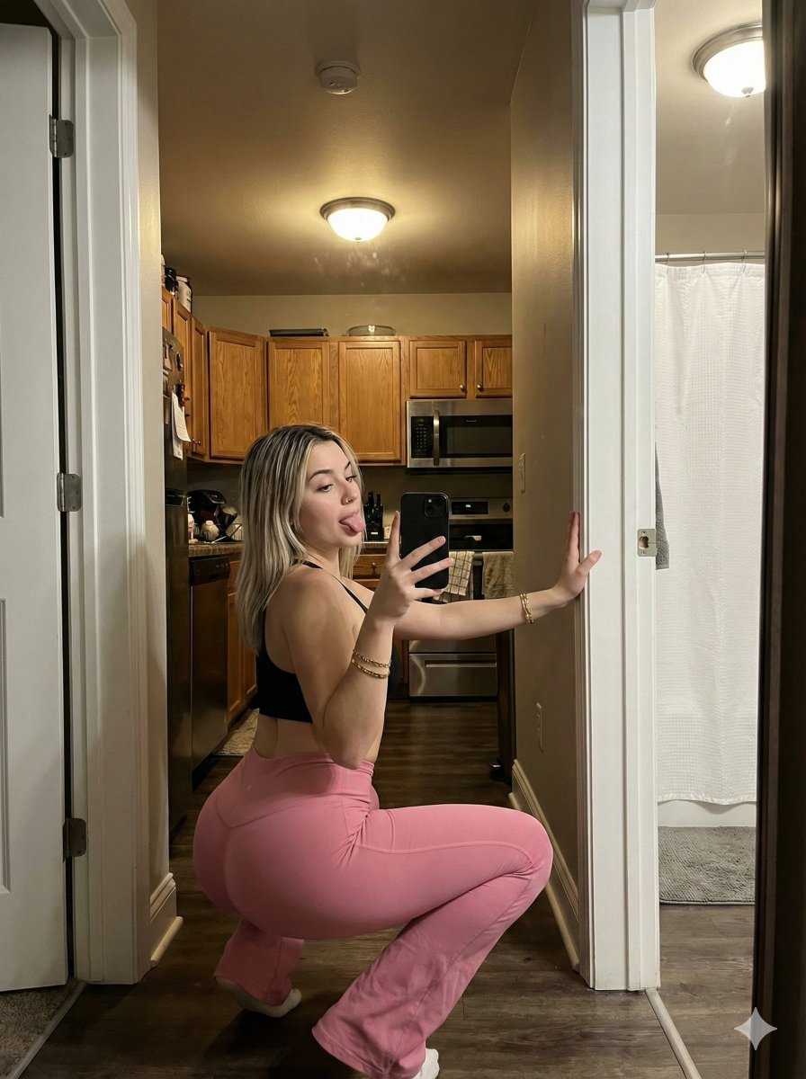 Hyper-realistic Mirror Selfie Prompt with Detailed Anatomy — Nano Banana Pro AI Generated Image