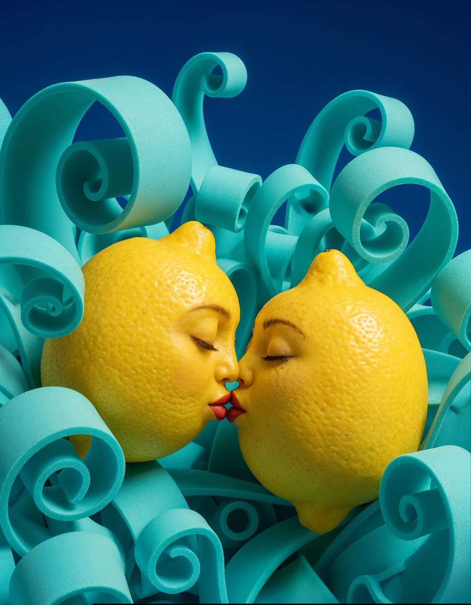 Surreal Anthropomorphic Lemon Still Life Prompt — Nano Banana Pro AI Generated Image