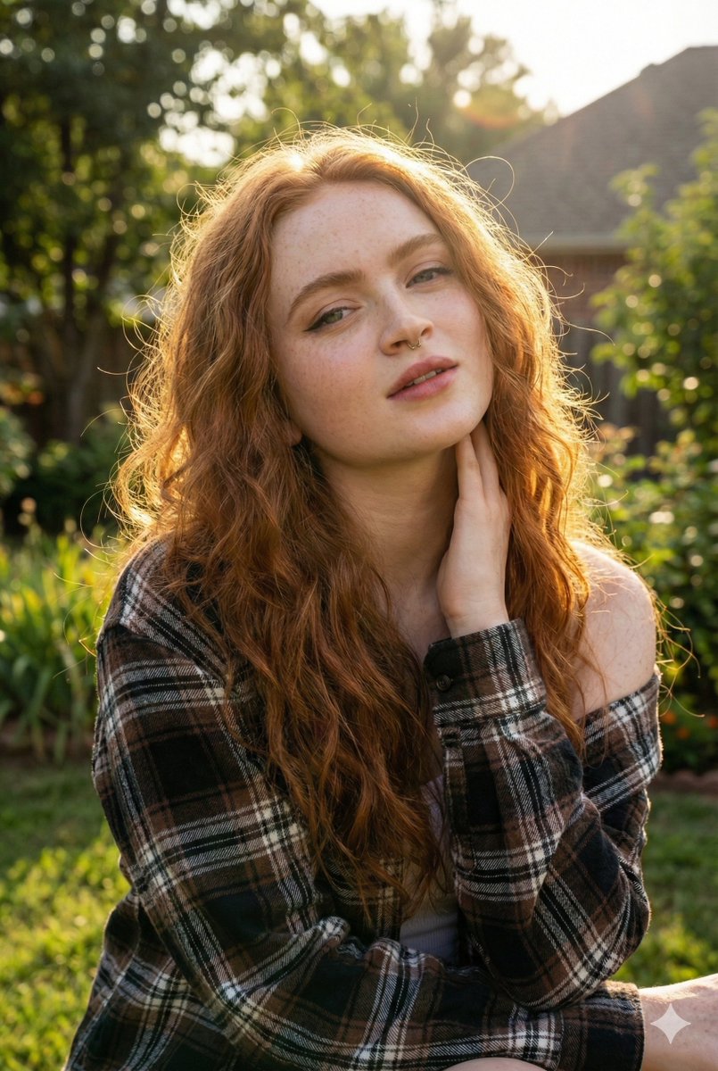 Photorealistic Portrait with Golden Hour Backlighting — Nano Banana Pro AI Generated Image