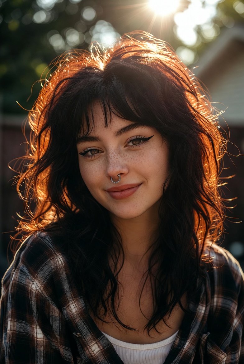 Photorealistic Portrait with Golden Hour Backlighting (Duplicate) — Nano Banana Pro AI Generated Image