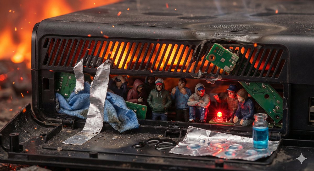 Ordinary Object as Desperate Refuge During Catastrophe — Nano Banana Pro AI Generated Image