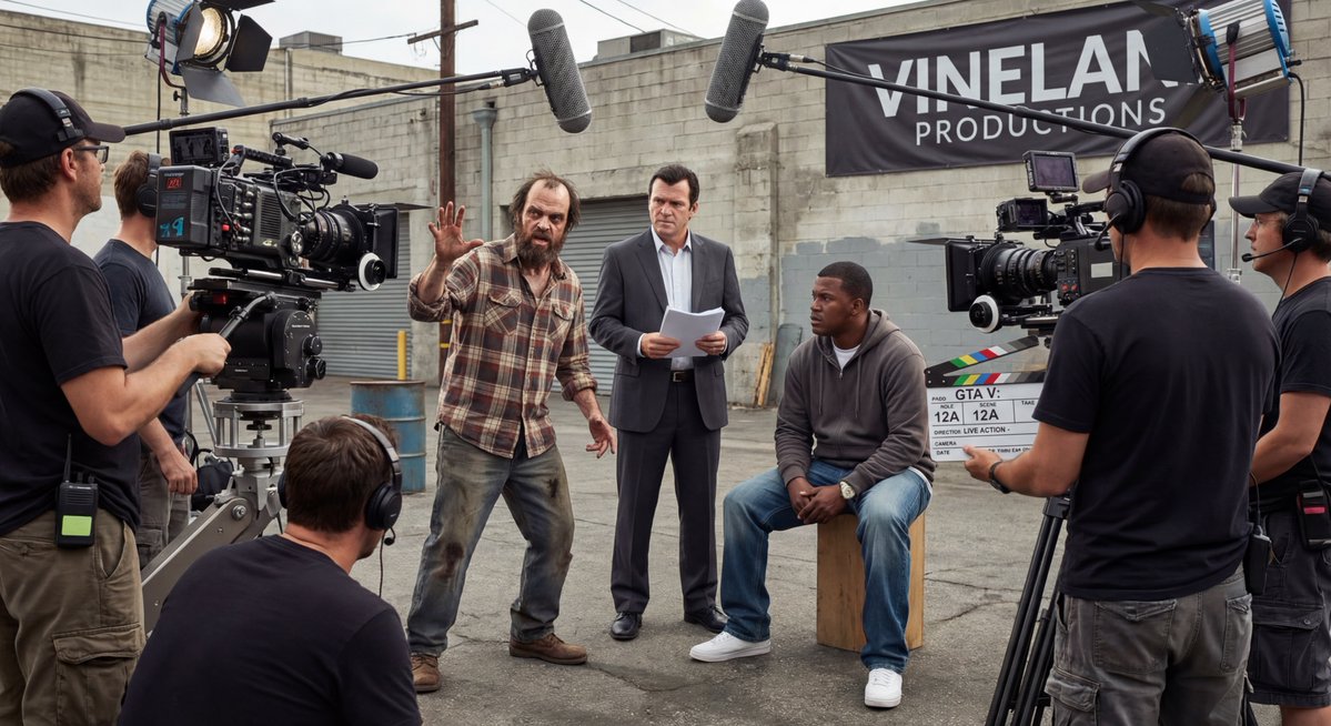 Live-action video game BTS scene — Nano Banana Pro AI Generated Image