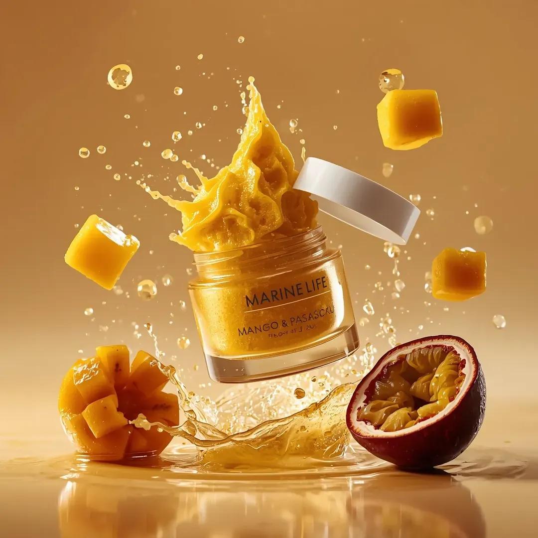 Exploding Cosmetic Jar Product Photography — Nano Banana Pro AI Generated Image
