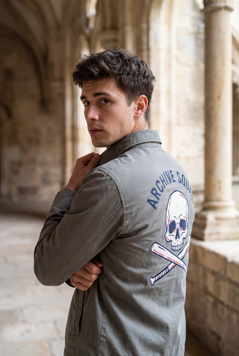 Editorial Portrait with Architectural Backdrop — Nano Banana Pro AI Generated Image