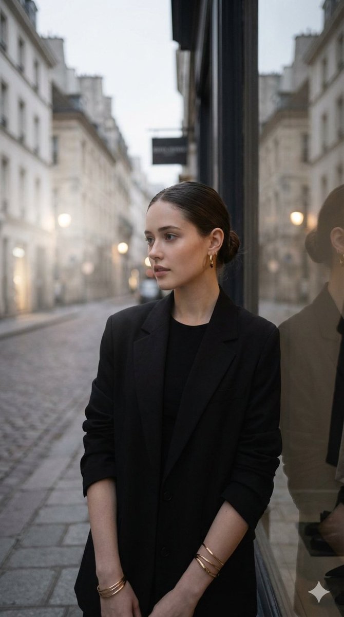 European Street Fashion Editorial — Nano Banana Pro AI Generated Image