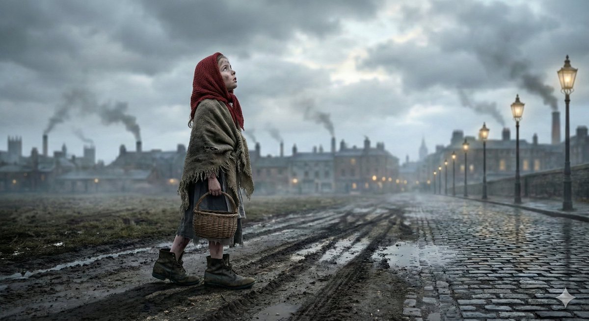 Nano Banana Pro JSON Prompt for 'The Little Match Girl' Concept — Nano Banana Pro AI Generated Image