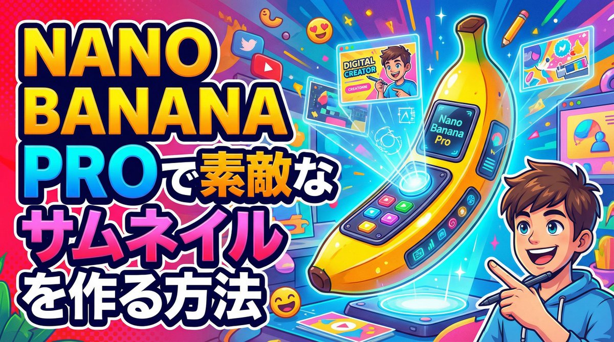 Simple YouTube Thumbnail Generation Prompt — Nano Banana Pro AI Generated Image