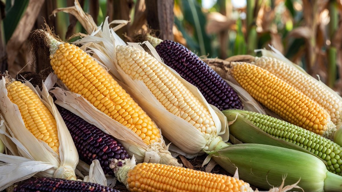 Rainbow Corn Harvest Wallpaper — Nano Banana Pro AI Generated Image