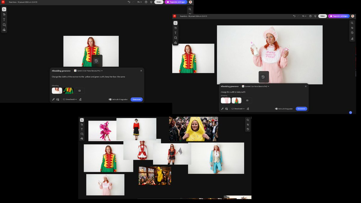 Outfit Swapping Workflow with Reference Images — Nano Banana Pro AI Generated Image