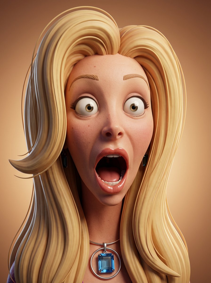 Hyper-Expressive 3D Cartoon Portrait from Photo Reference — Nano Banana Pro AI Generated Image