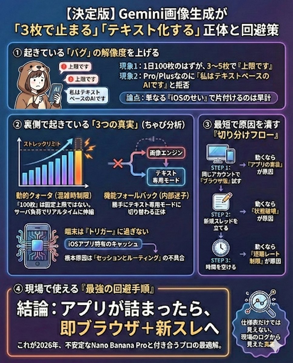 Gemini Model Troubleshooting Prompt — Nano Banana Pro AI Generated Image