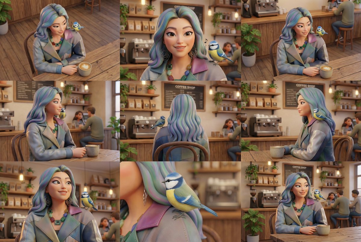 Generate Multiple Angles Grid from Single Image — Nano Banana Pro AI Generated Image