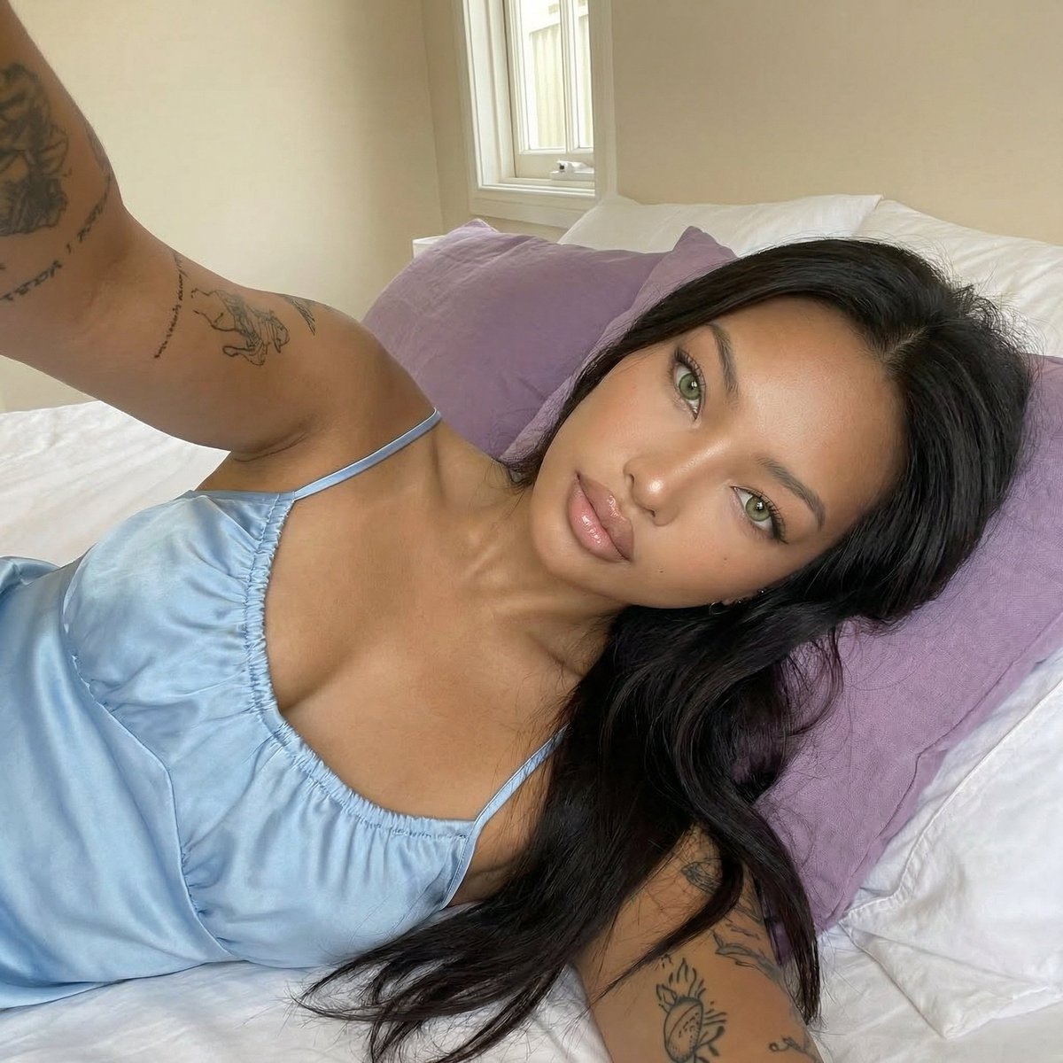 Intimate Morning Bedroom Selfie Portrait (JSON) — Nano Banana Pro AI Generated Image