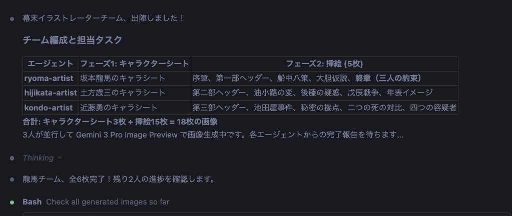 Character Sheet and Illustration Generation for Bakumatsu Agents — Nano Banana Pro AI Generated Image