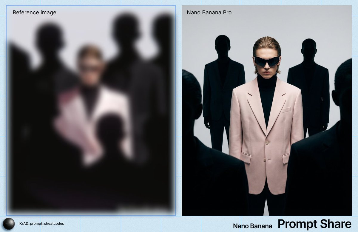 YSL Style High-Contrast Fashion Image — Nano Banana Pro AI Generated Image