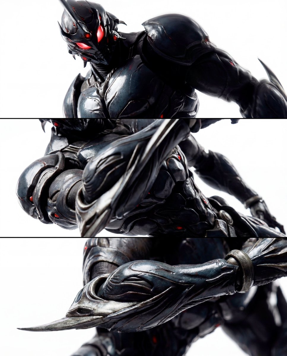 Triptych Composition Prompt for Abstract Fashion Editorial — Nano Banana Pro AI Generated Image