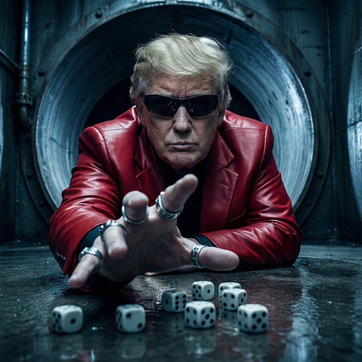 Surreal Cinematic Portrait of Donald Trump — Nano Banana Pro AI Generated Image