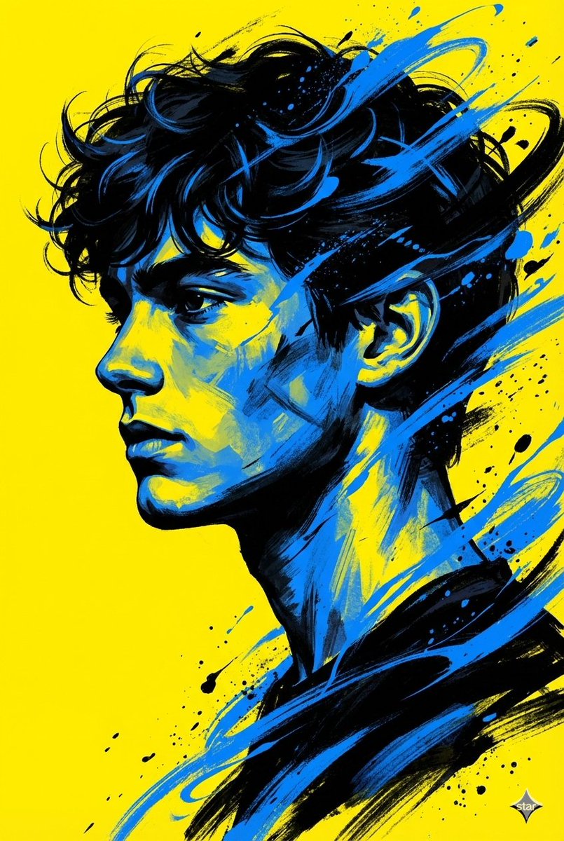 Digital Painterly Portrait with Street Art Feel — Nano Banana Pro AI Generated Image